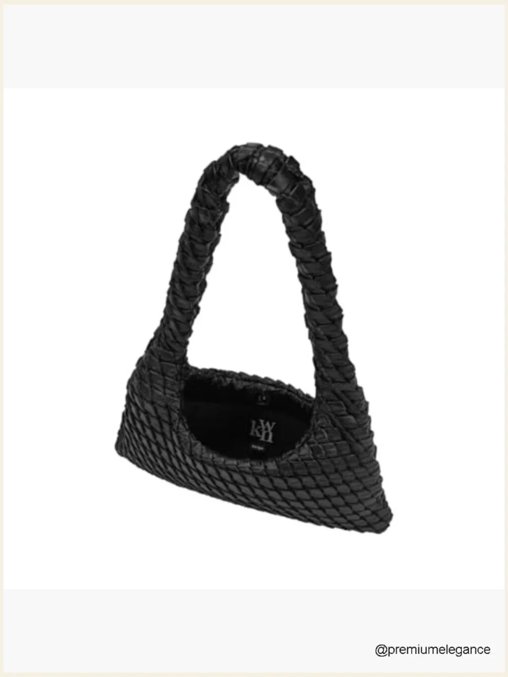 Textured Hobo Bag - PU Leather Shoulder Tote, Magnetic Closure, Work Travel Bag